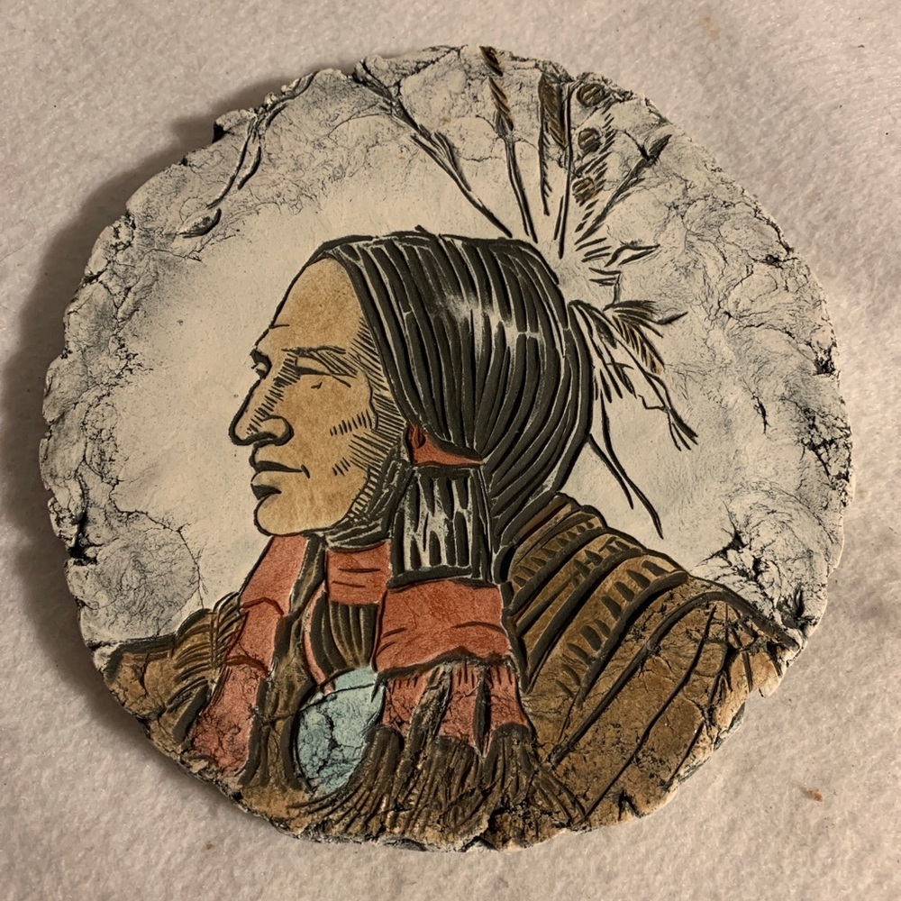 Shapes of Clay by Stan Langtwait American Indian Portraits Wall Art Volcanic Ash